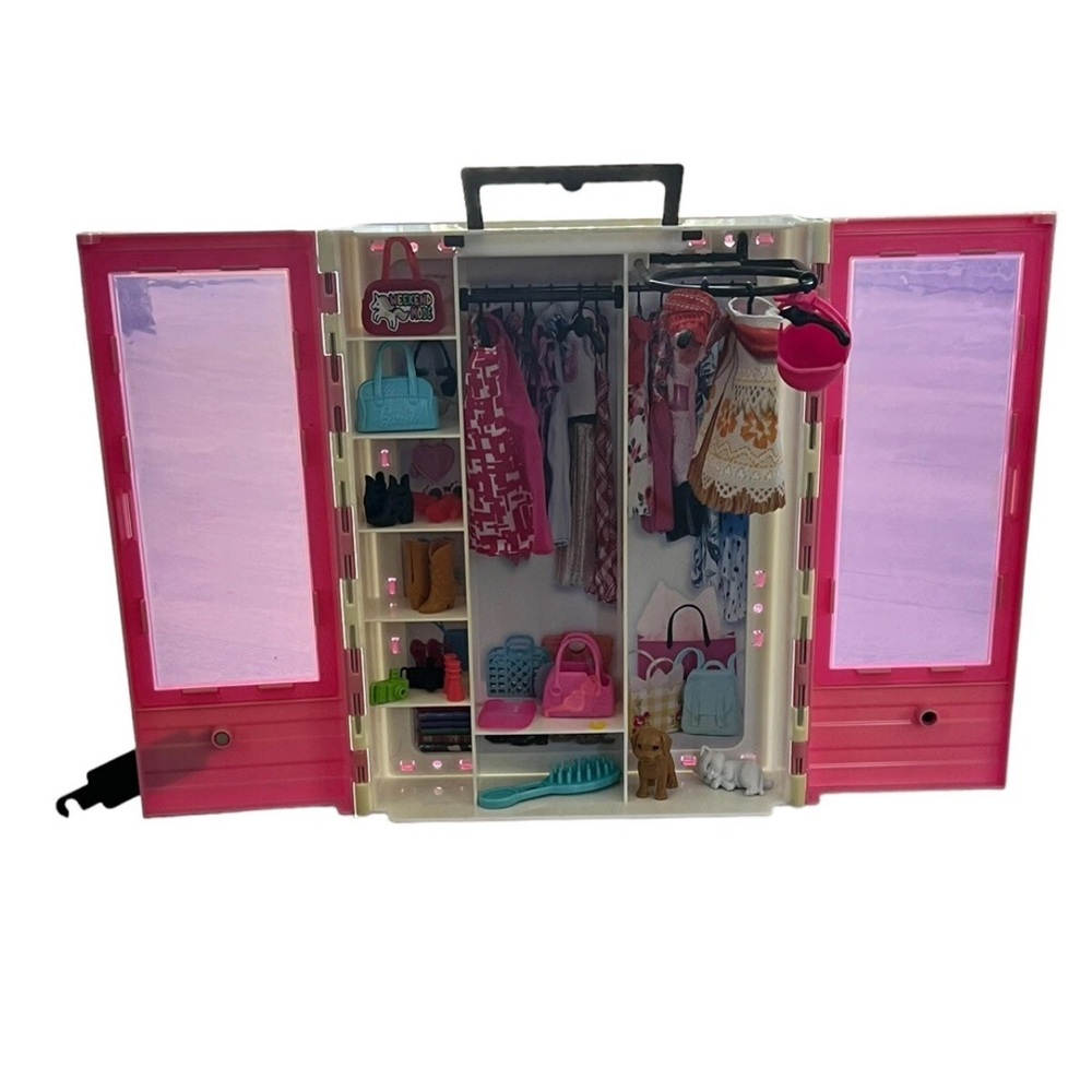 Pink Portable Wardrobe Organizer